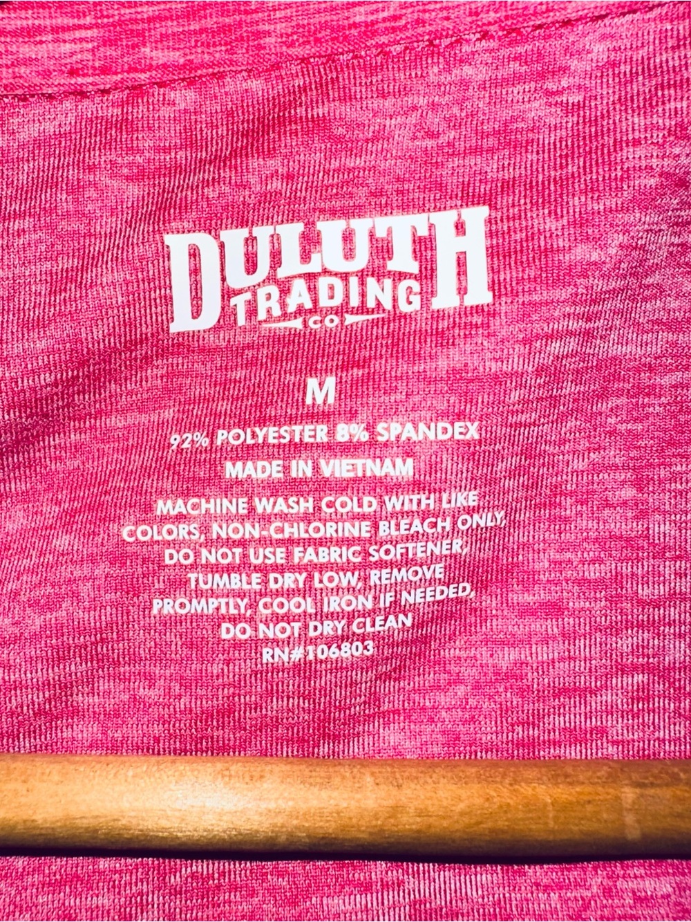 Duluth Trading Co Long-Sleeve Bright Pink Full Snap Shirt size Medium - Picture 4 of 6
